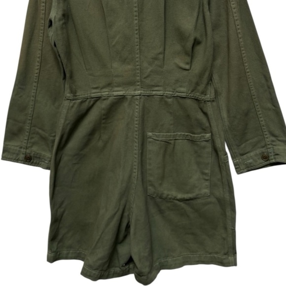 Free People Bliss And Mischief Short Flight Suit Romper Green Size Small - Picture 7 of 12